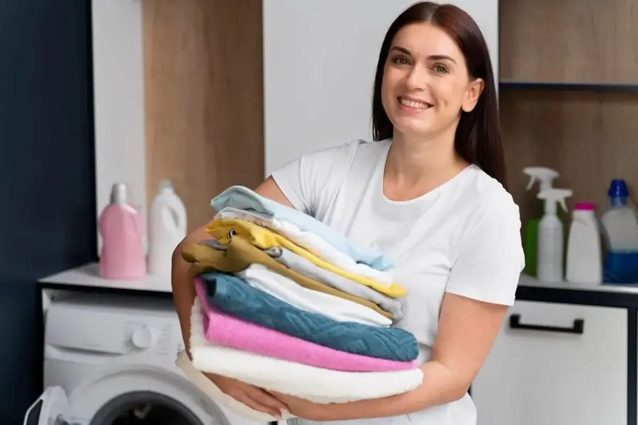Fresh folded towel laundry service in Orlando FL