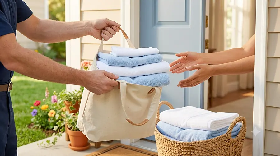 Laundry service pickup and delivery in Buena Ventura Lakes FL