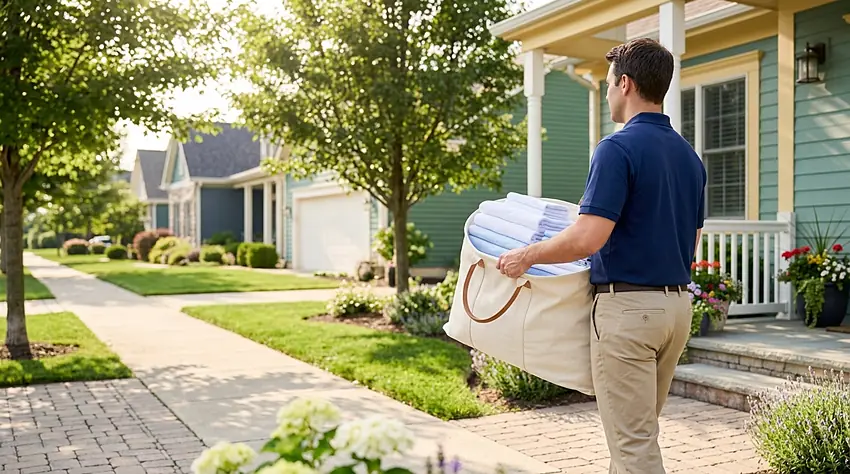 Laundry service pickup and delivery in Celebration FL