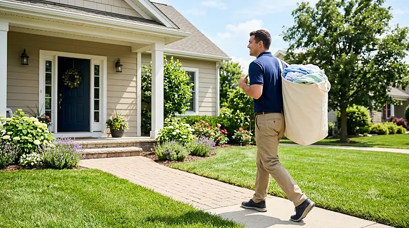 Laundry service pickup and delivery in Four Corners FL